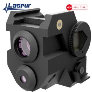 Laspur Sub Compact Red Laser Sight with Flashlight Combo Rechargeable Battery 